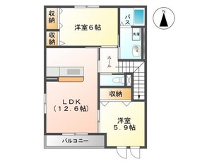 アッソルッソの物件間取画像